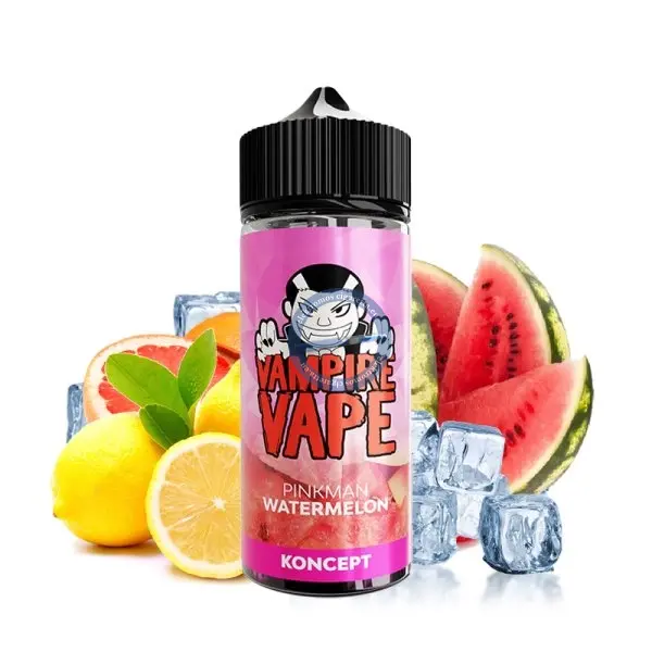 Vampire Vape - Pinkman Watermelon shortfill liquid 0mg 100ml