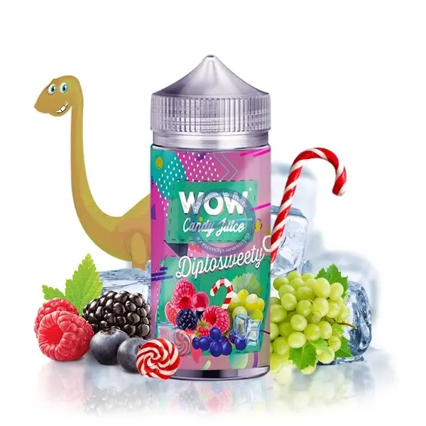 WOW by Candy Juice - Diplosweety shortfill liquid 0mg 100ml
