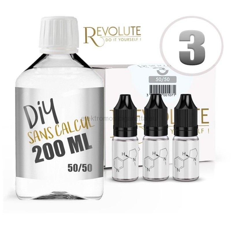 Nikotinos Alapfolyadék Revolute Pack 200 ml 50/50 3mg
