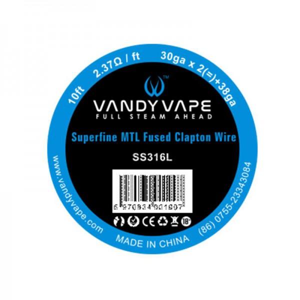 Superfine MTL Fused Clapton - Vandy Vape