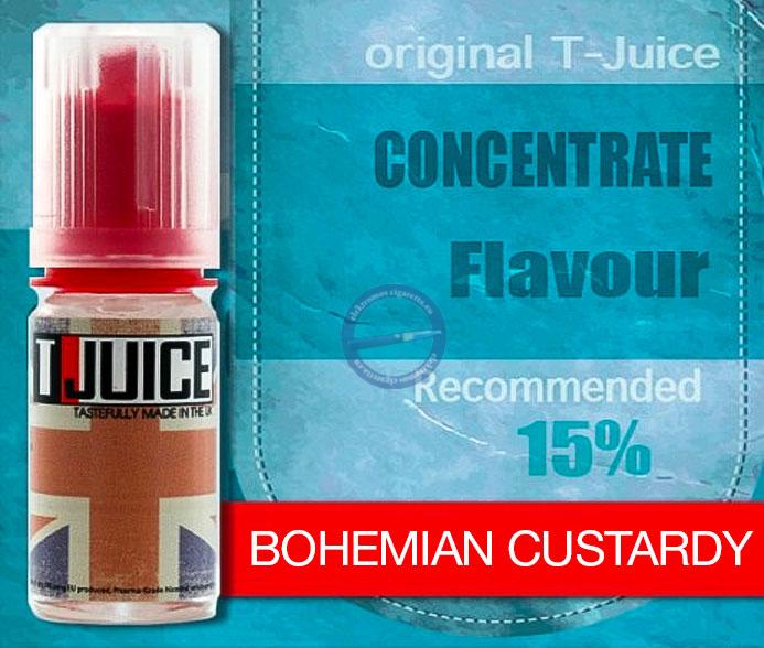T-Juice Bohemian Custard e liquid aroma