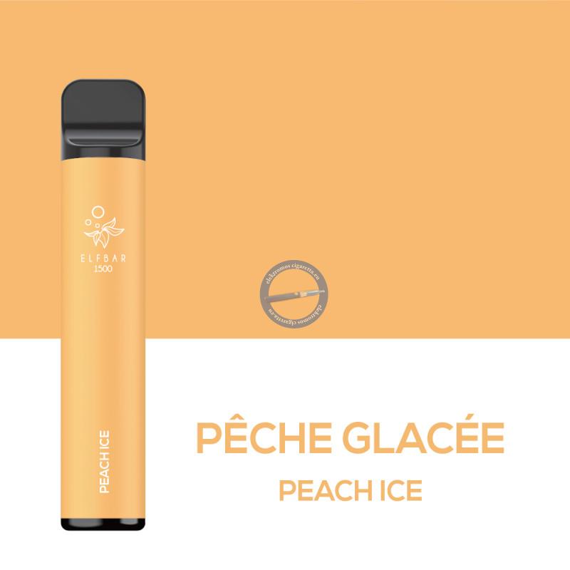ElfBar - 1500 Peach Ice (Pêche Glacée) 4,8ml 00mg