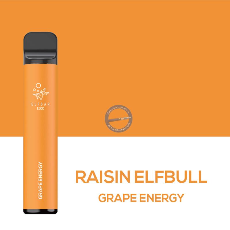 ElfBar 1500 Grape Energy (Raisin ElfBull) 4,8ml 00mg