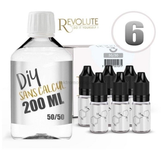 Nikotinos Alapfolyadék Revolute Pack 200 ml 50/50 6mg